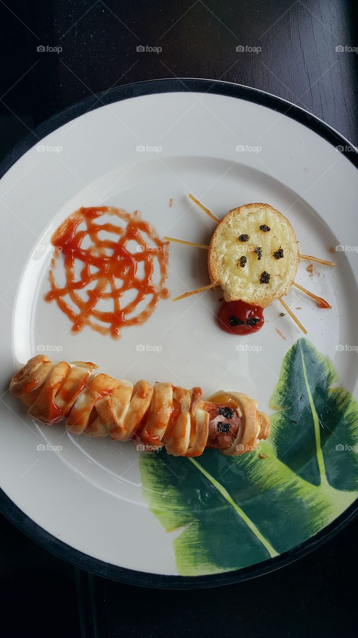 halloween food. prepared for the party
