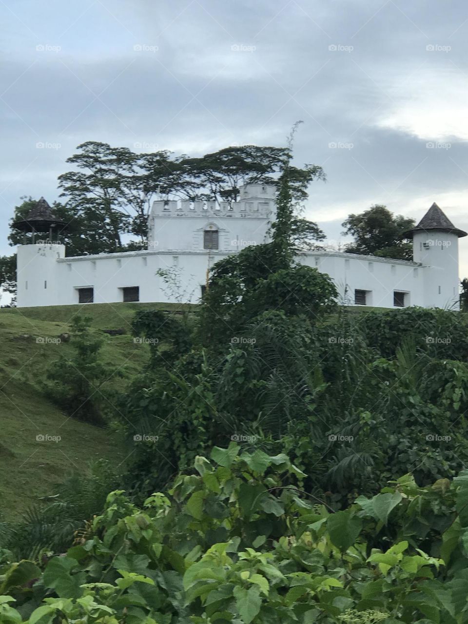 Fort Magherita, a historical building in the heart of Kuching City, Sarawak, Borneo Island. Constructed in 1879 by Charles Brooke to defend Kuching from pirates attacked