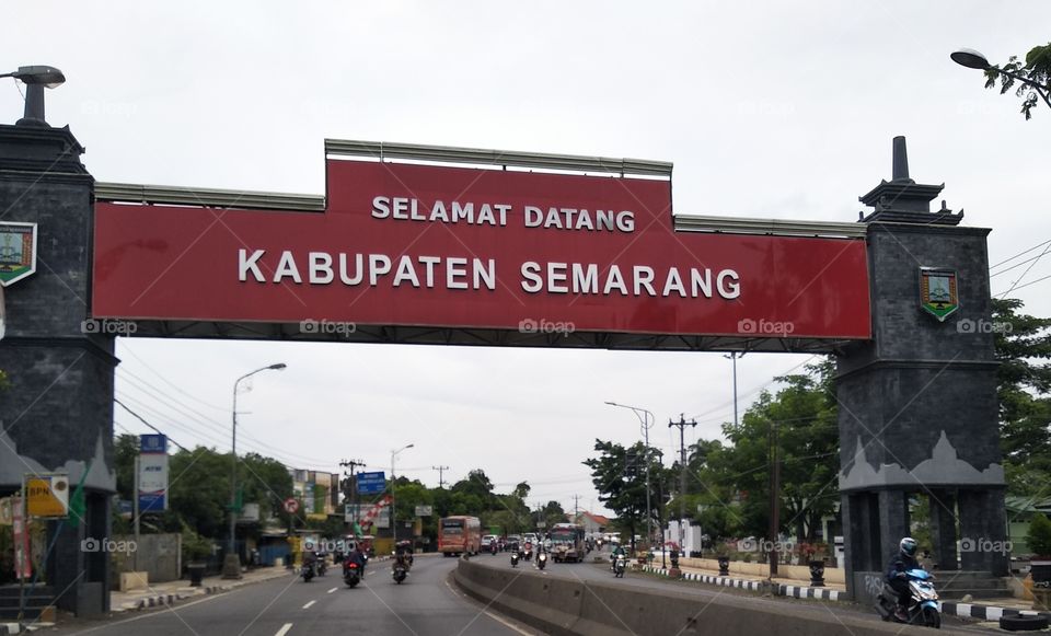 Welcome Gate, Semarang, Indonesia