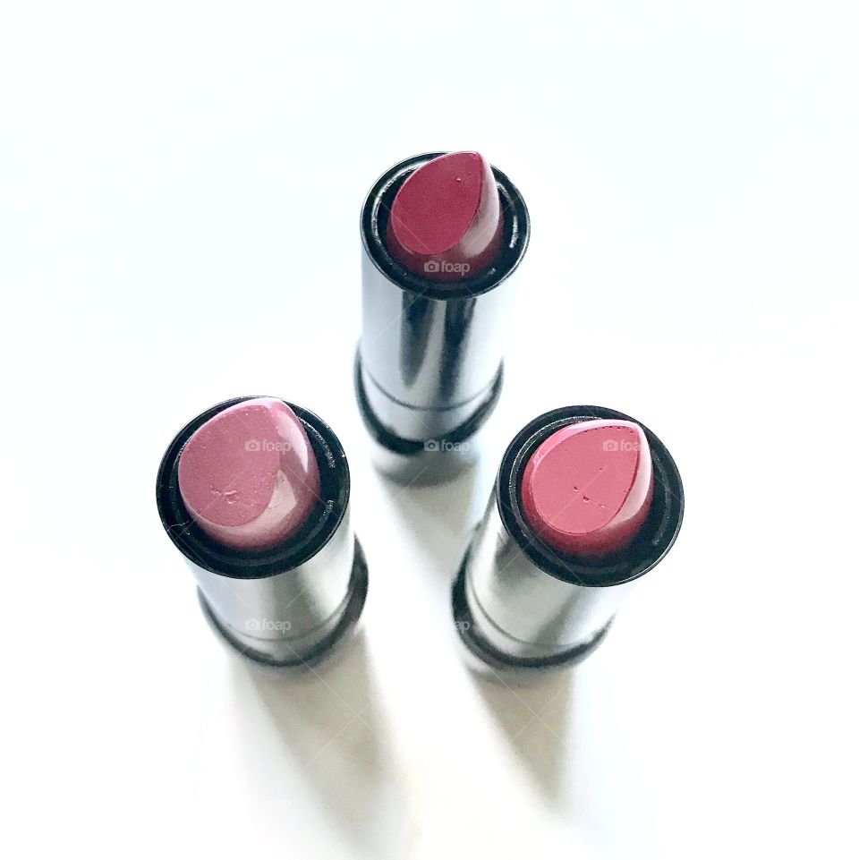 Lipstick closeup trio 