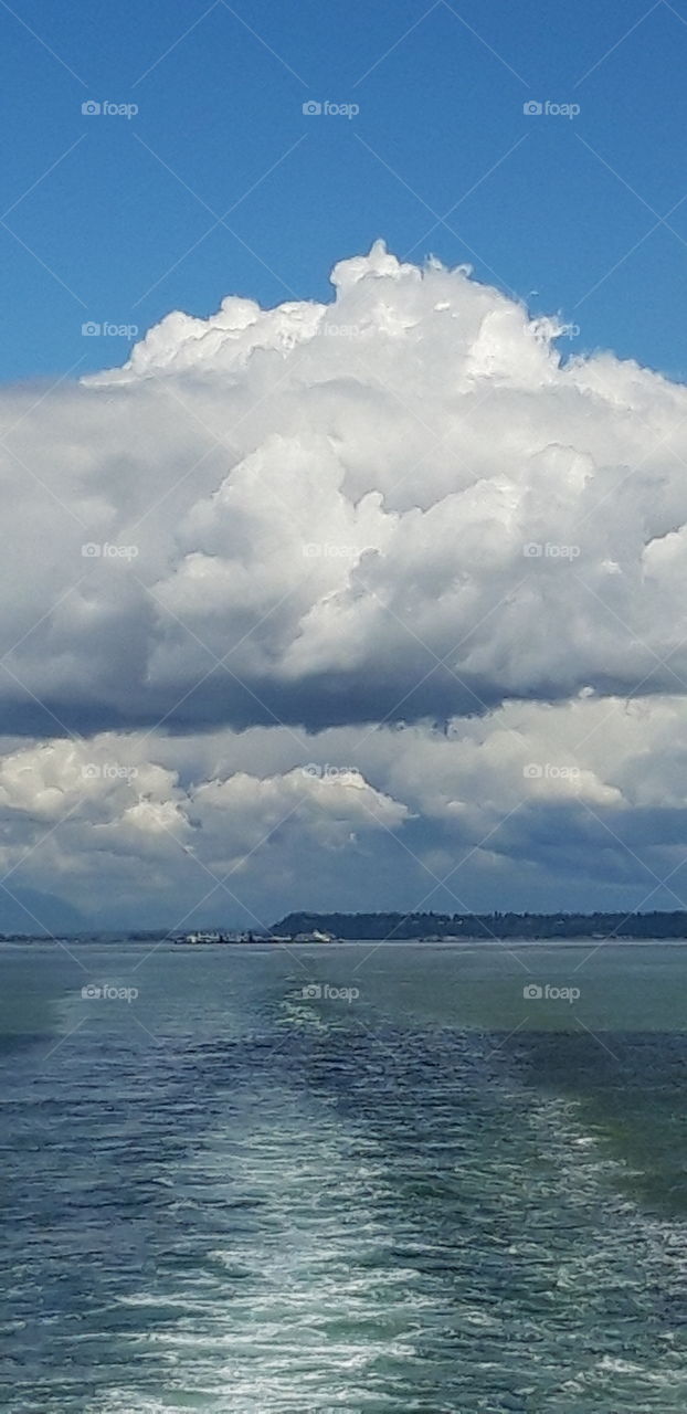 on the ferry to Vancouver