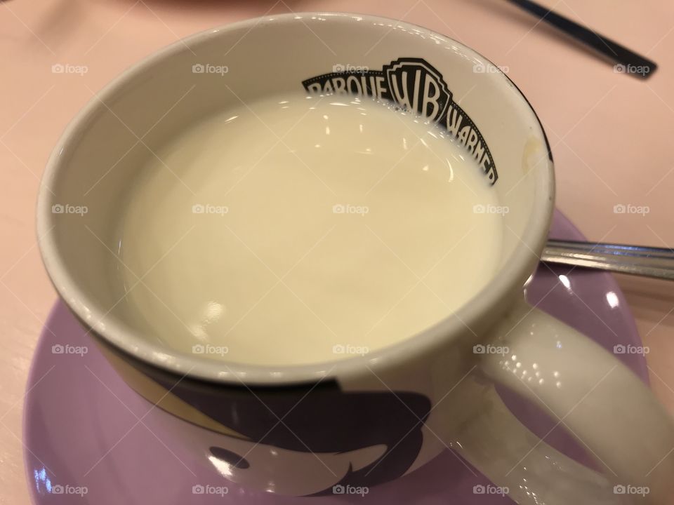 A cup of milk 