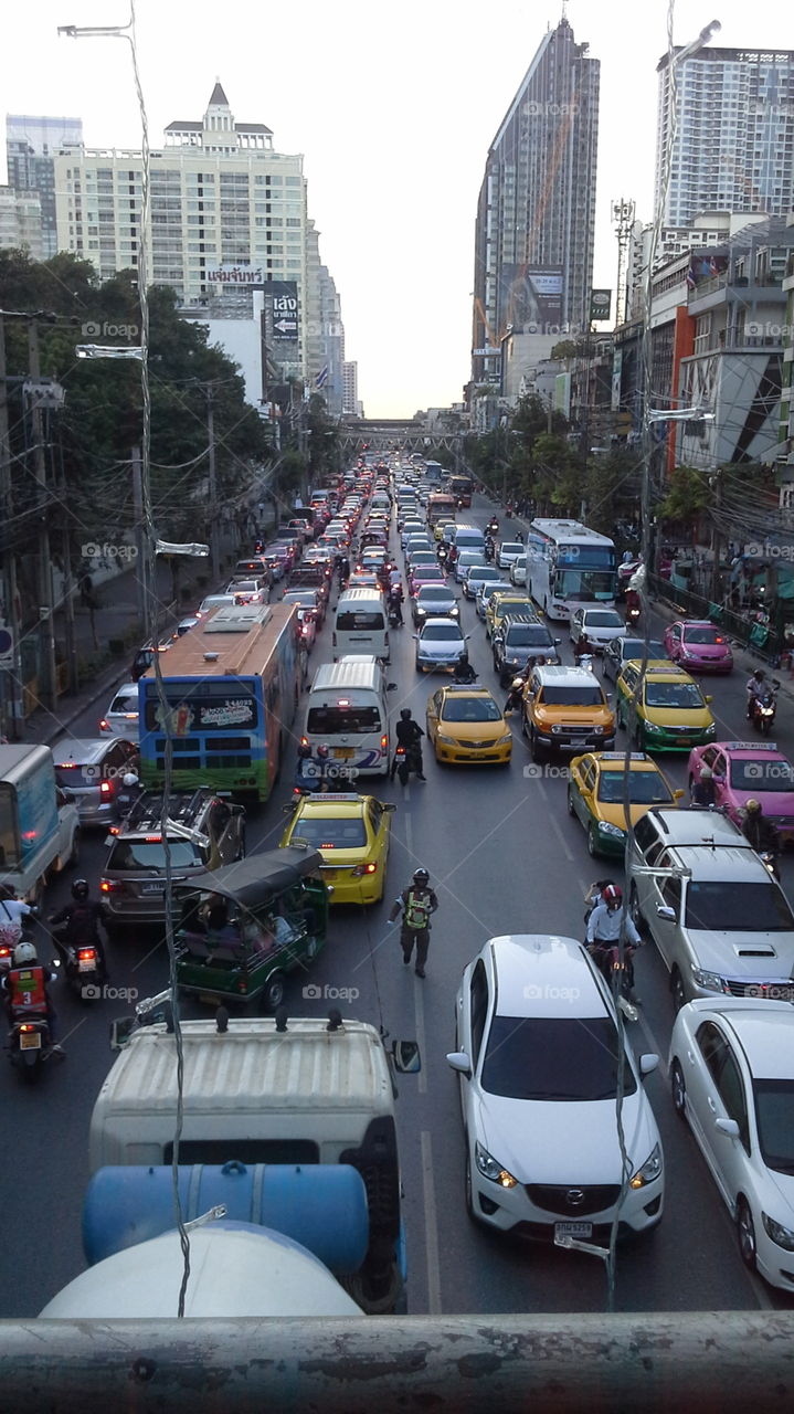 Street at Prathunam Bangkok