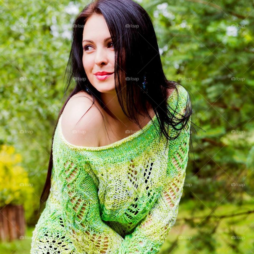 Happy me , apple girl