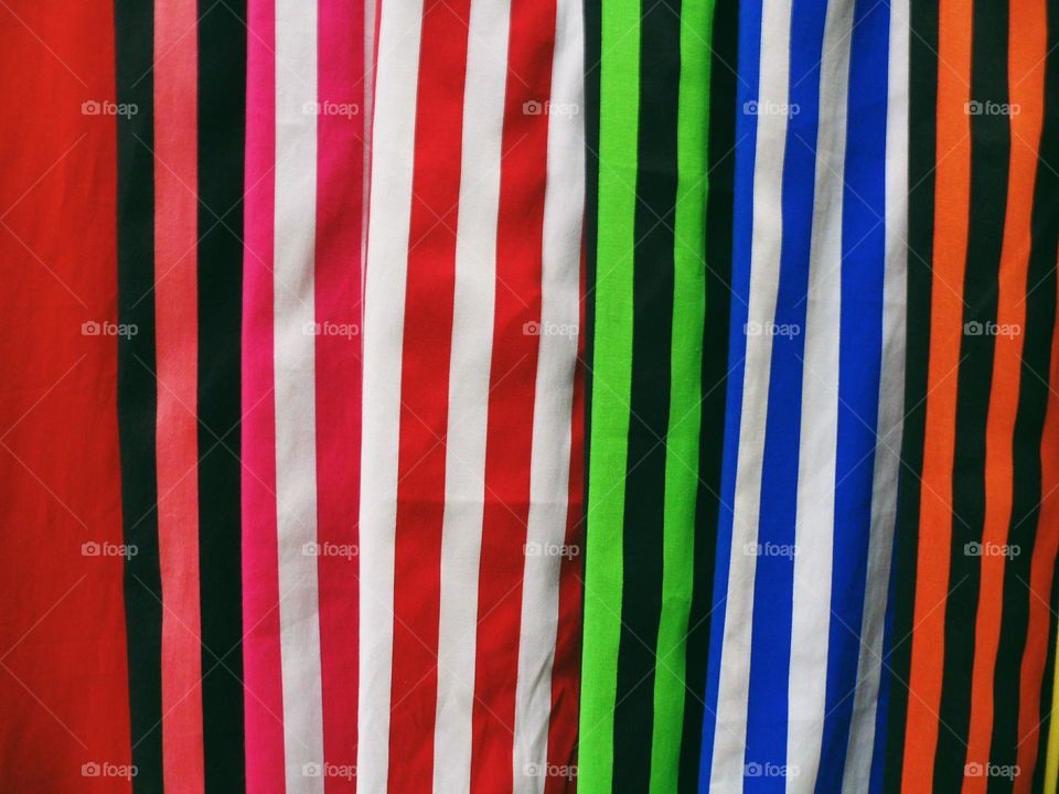 Multicolored fabric