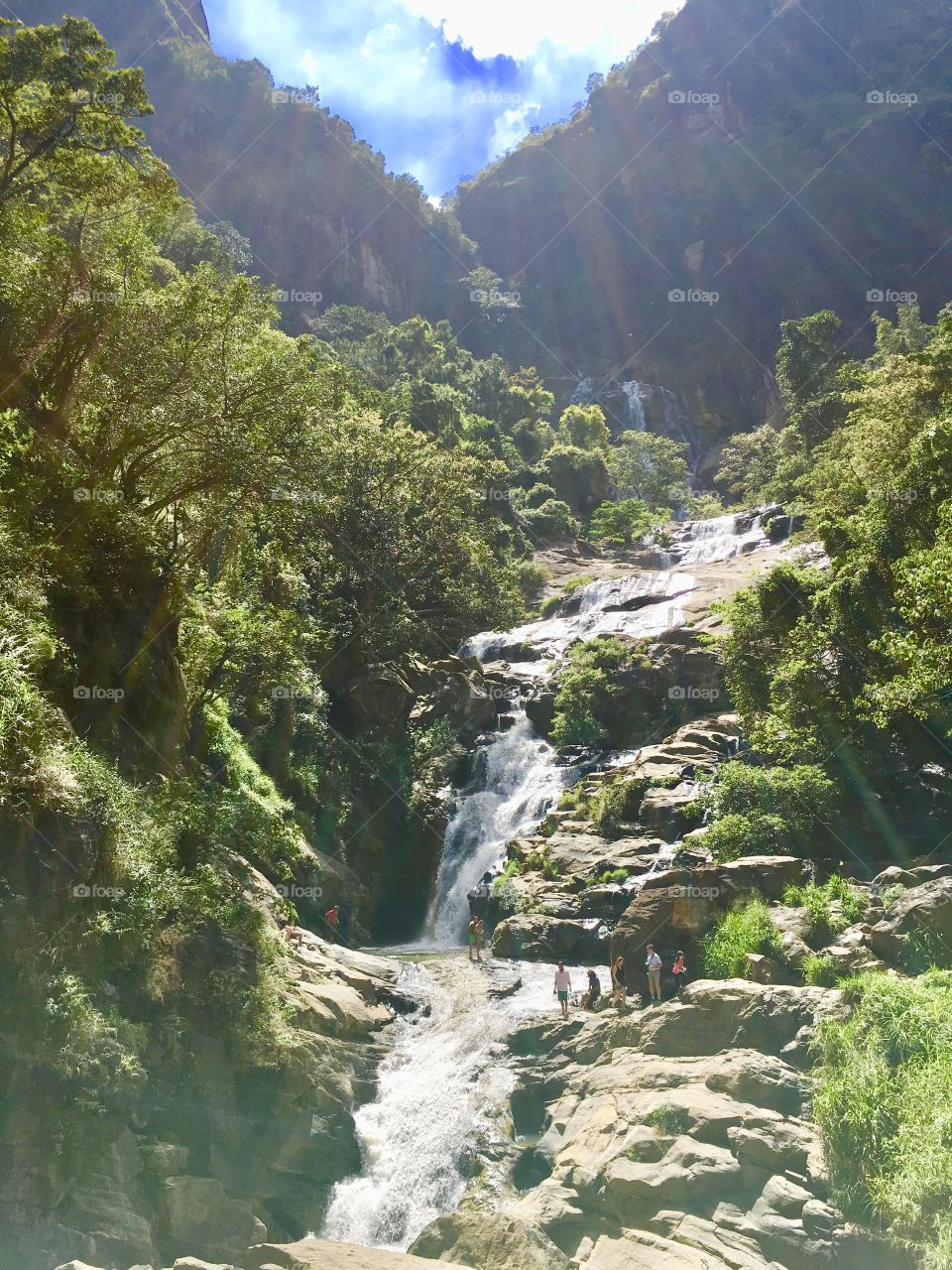 Waterfall in Srí Lanka