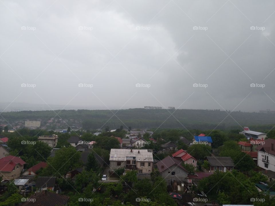 it's raining outside