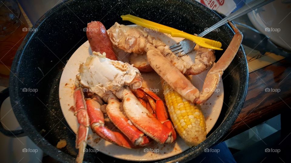 Crab Pot dinner