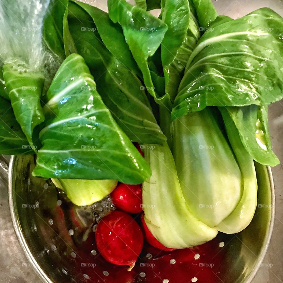 Washing Vegetables 