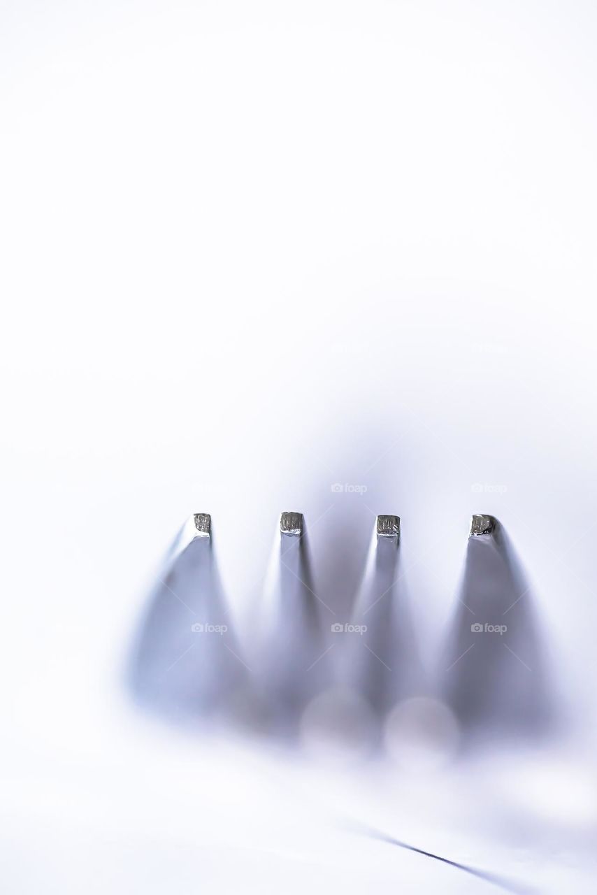 Fork, macro photography 