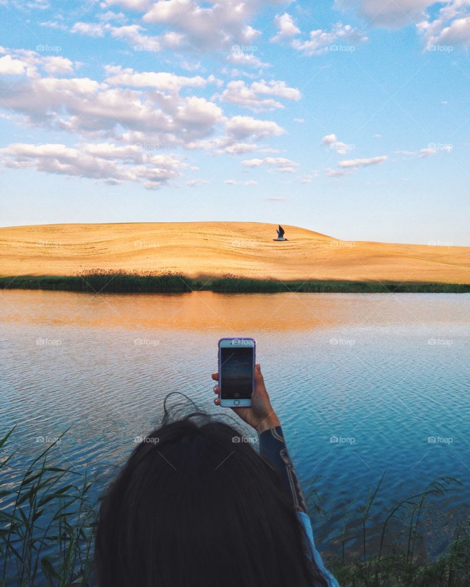 Photographer in action 