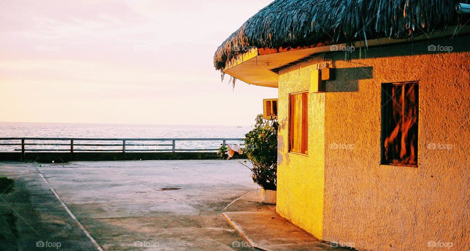 cafe by the beach