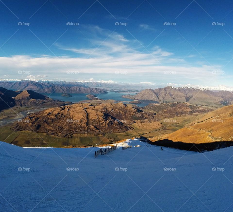 View of island during winter