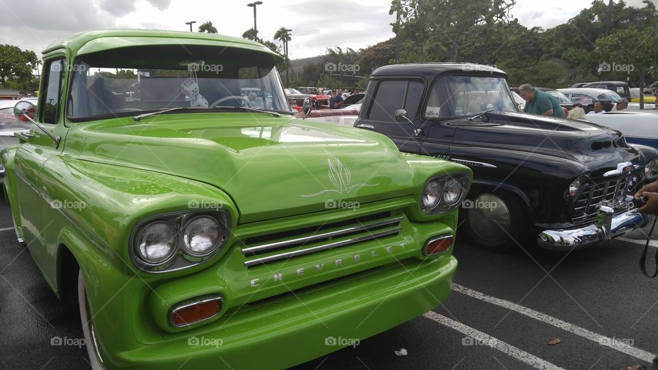 Lime Green Chevrolet