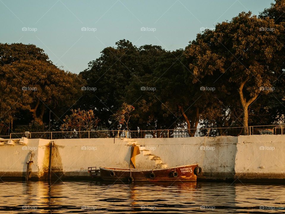 A beautiful boat on a river