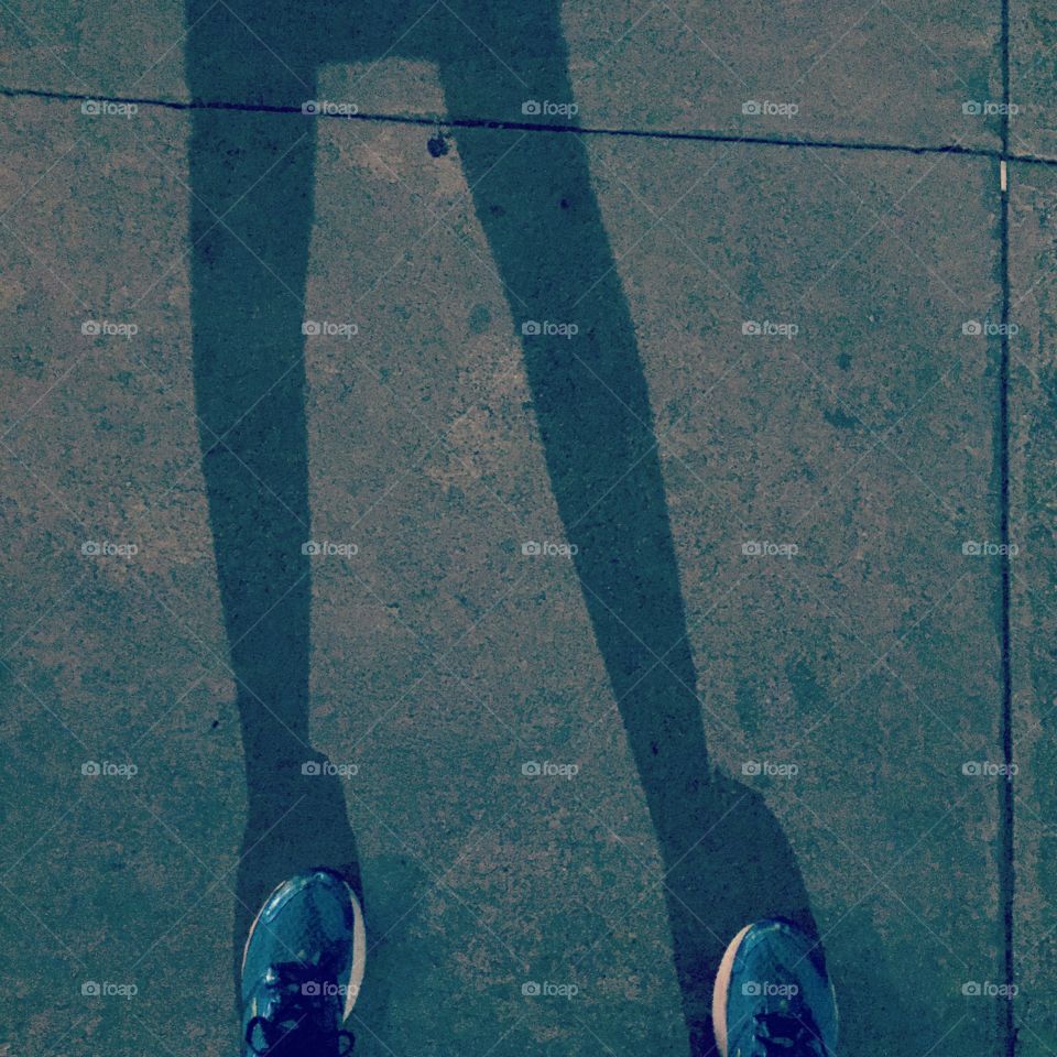 Shadow while running 