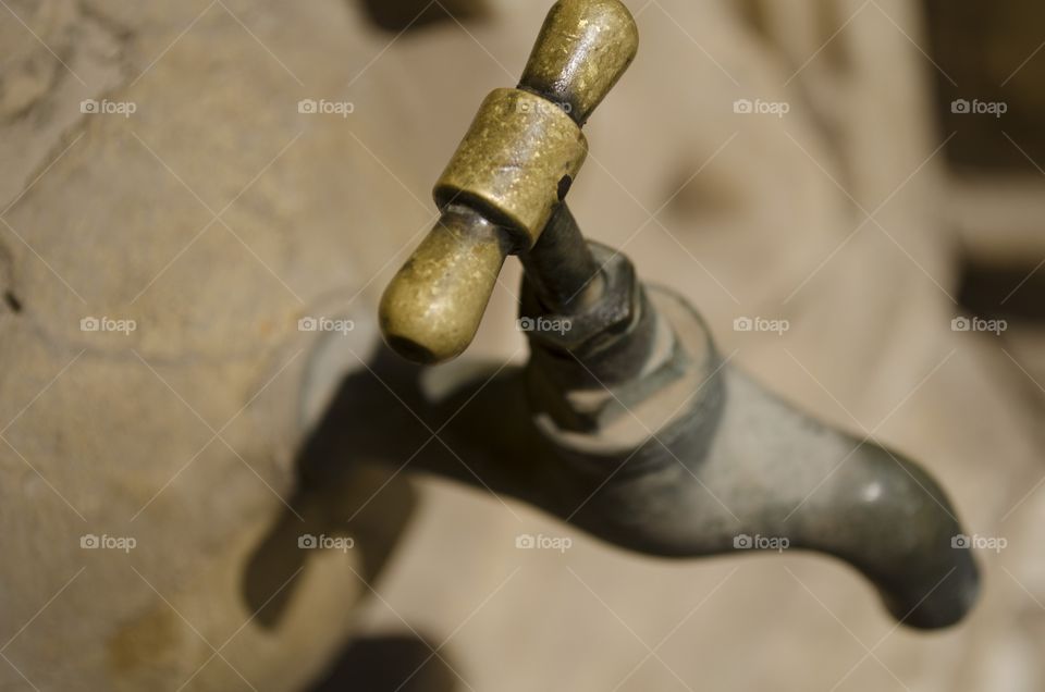 Water Tap in an Arid Environment