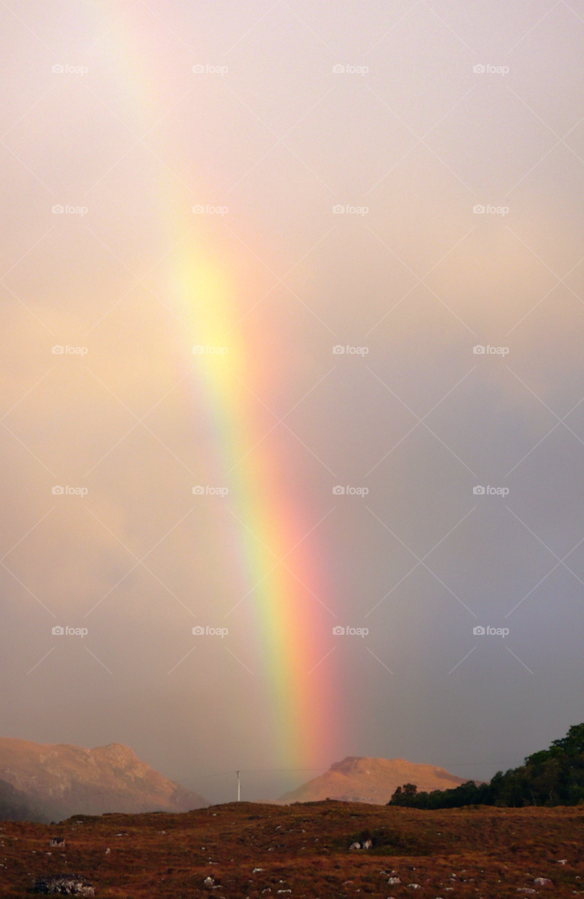 rainbow weather scotland highlands by pandahat