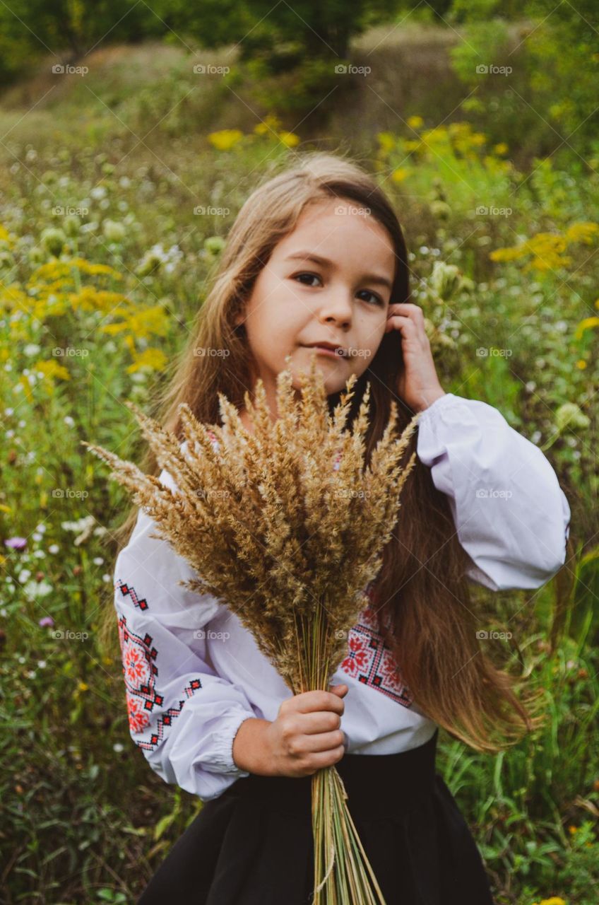 Little Ukrainian girl 