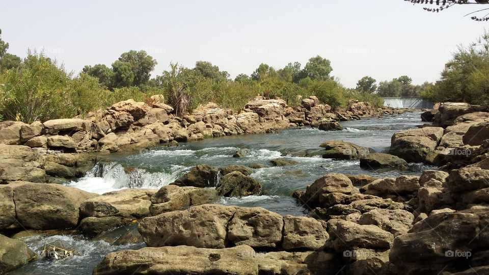 Water and rocks