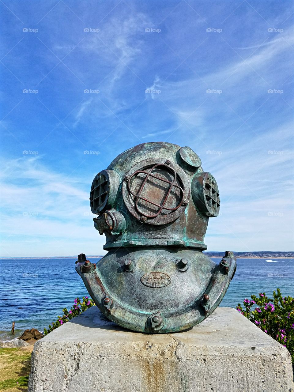 Old Diving Helmet on display!