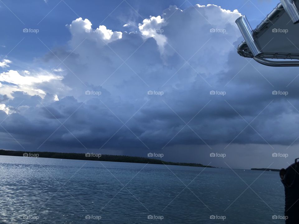 Storms over the island 