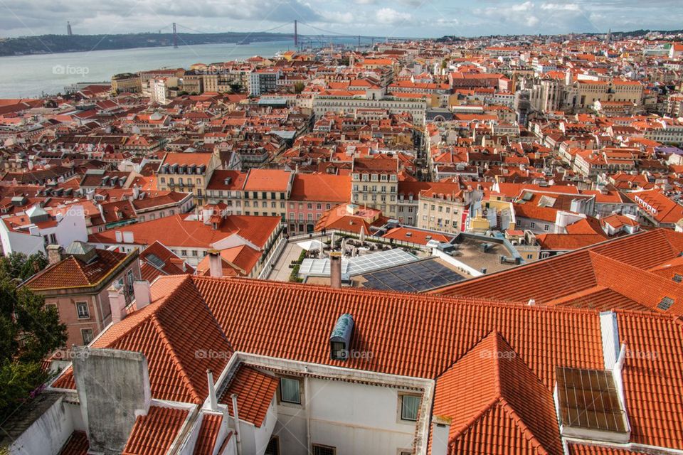 Lisbon skyline 