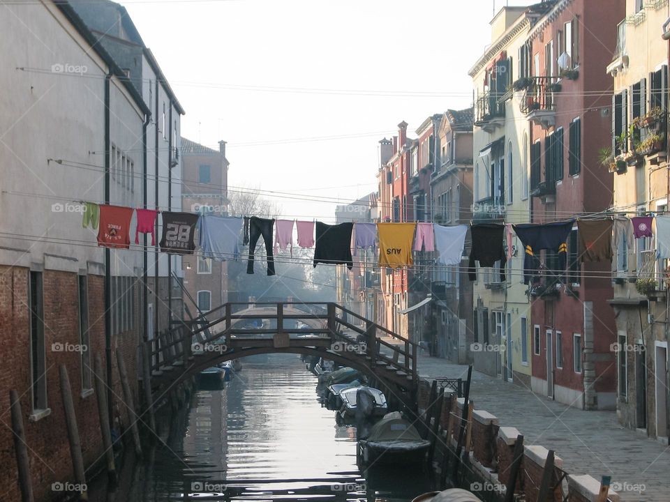 canals in Venice, Italy