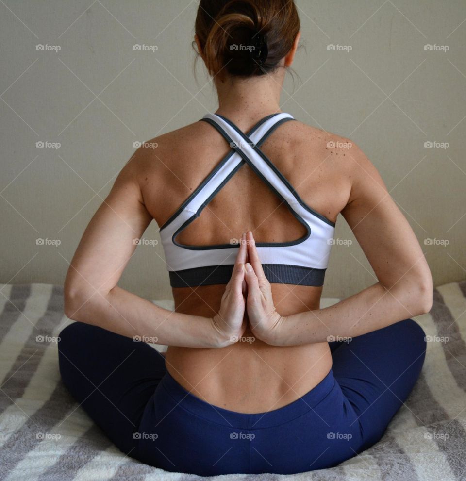 woman meditation indoor