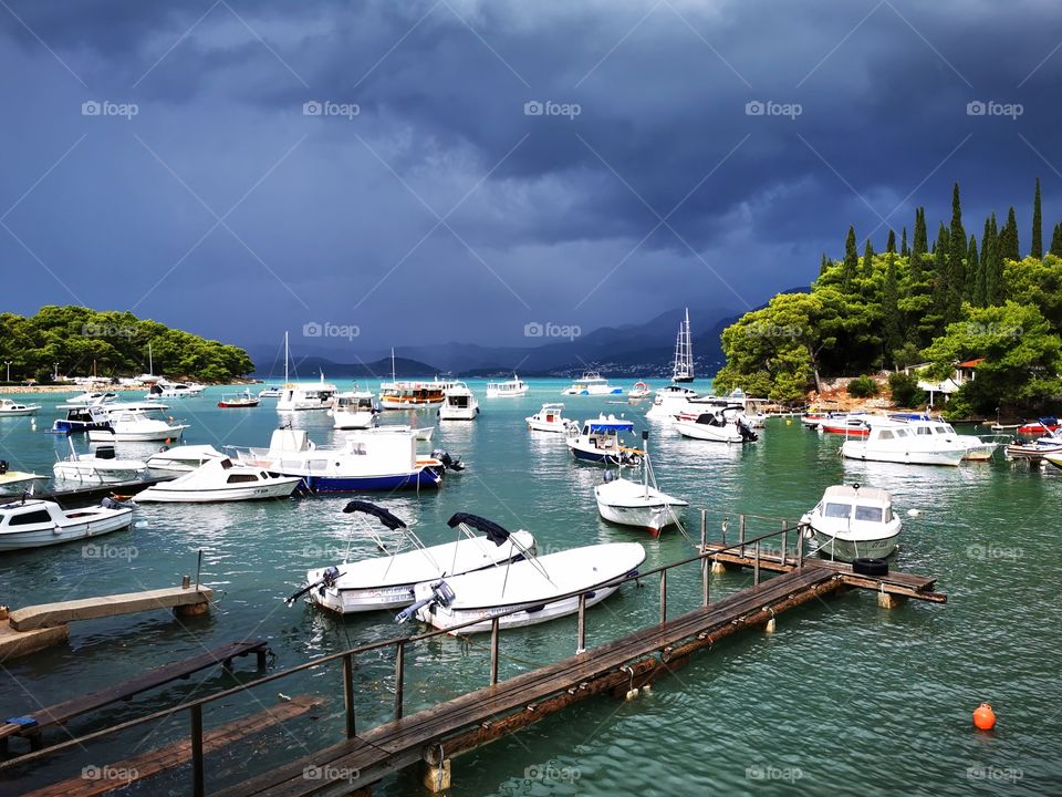 Cavtat before rain