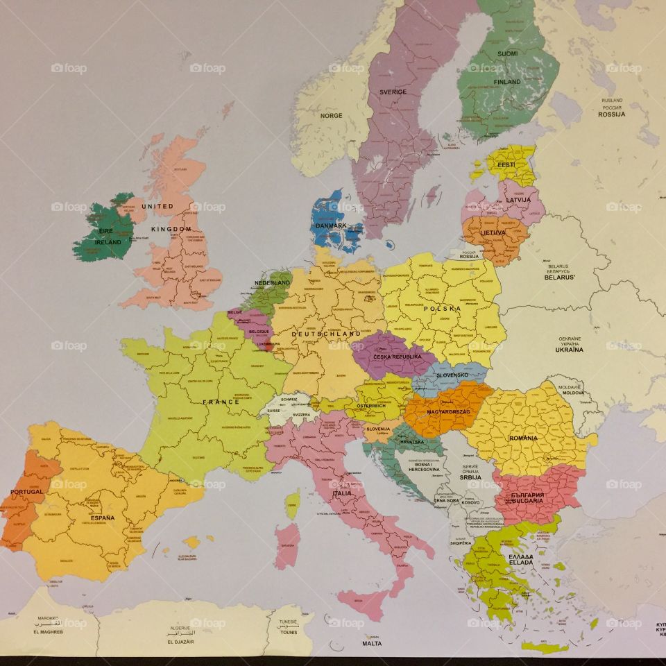 Map of Europe