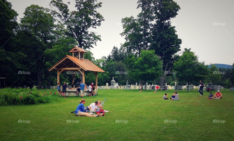 Picnic on the town common 