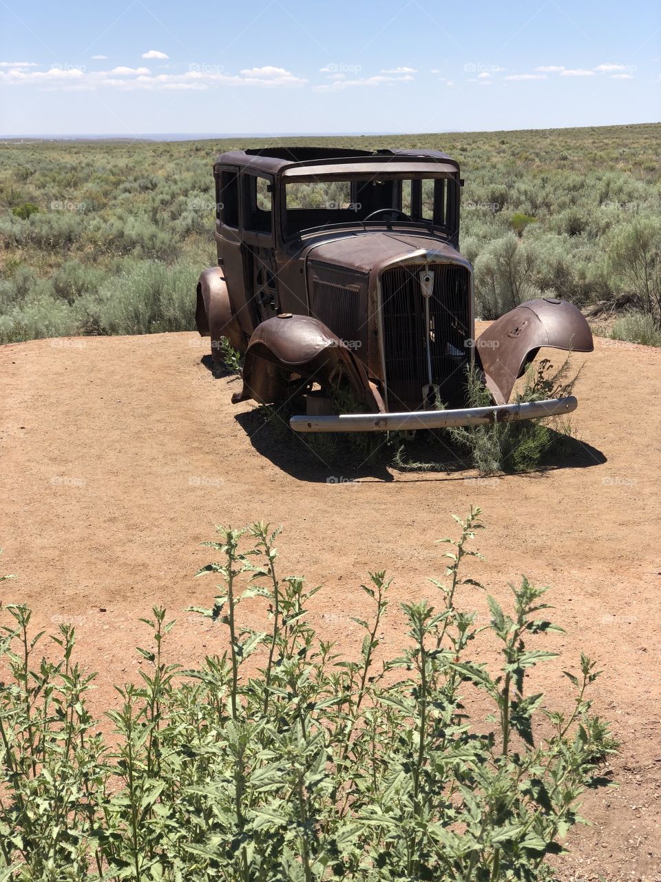 Old Car on Route 66