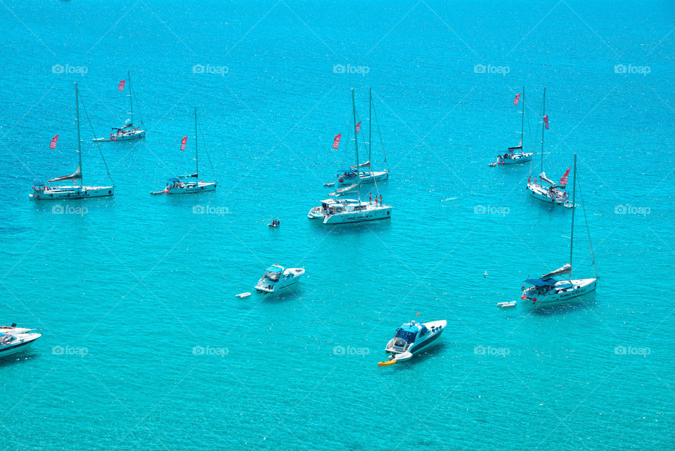 Boats at cala d'hort