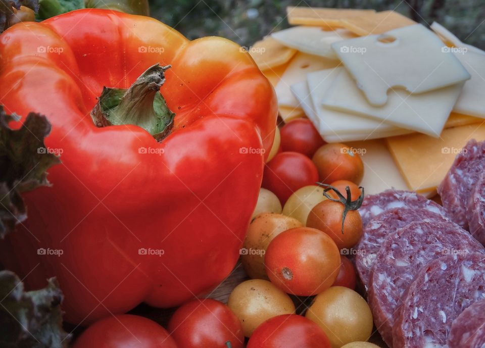 Fresh Red Vegetables