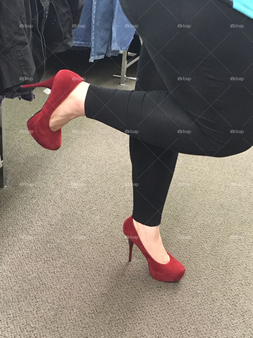 Ruby red heels 