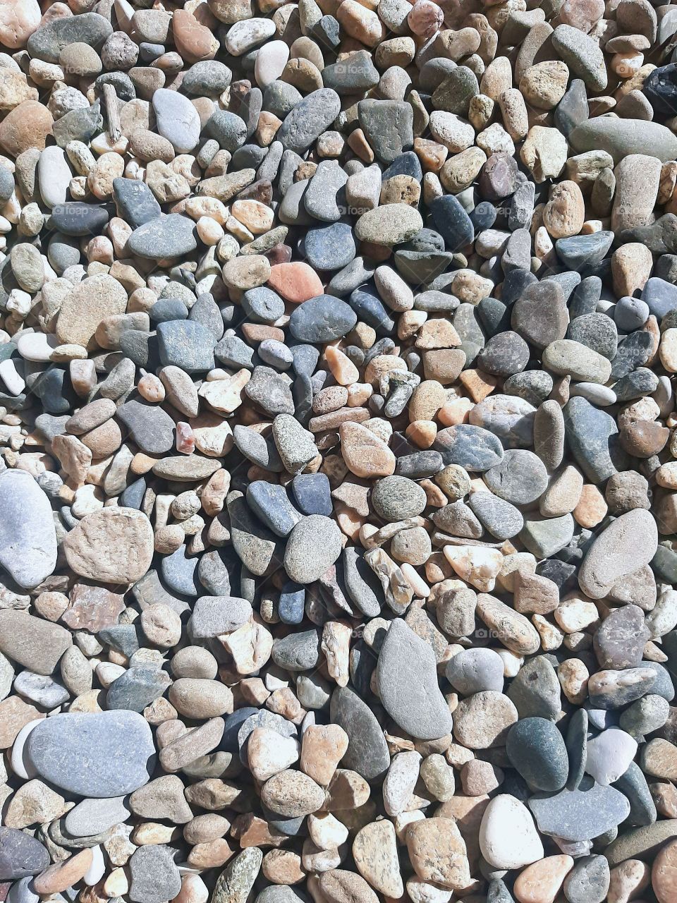 It's nice to feel the pebbles under your feet