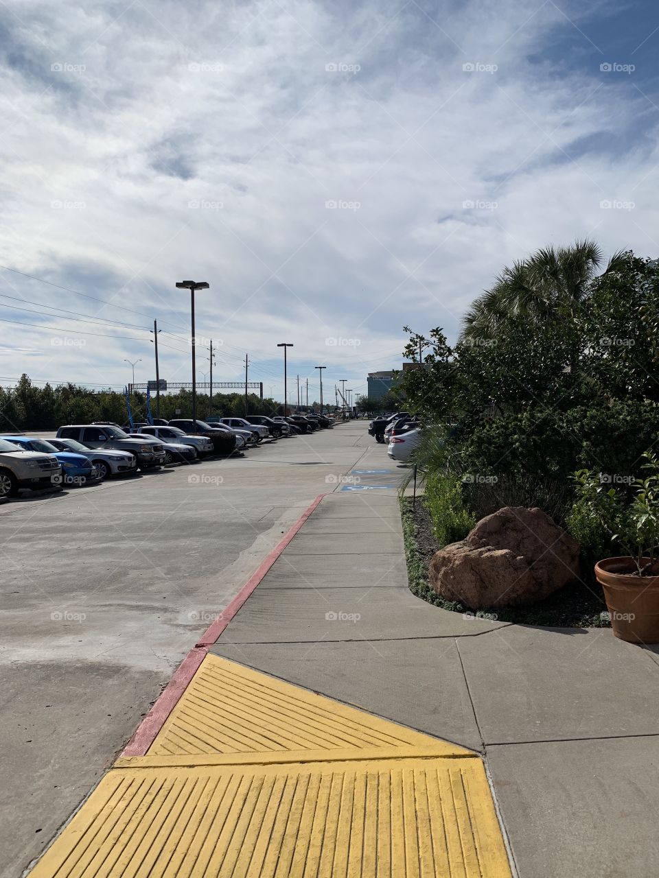 View of parking lot