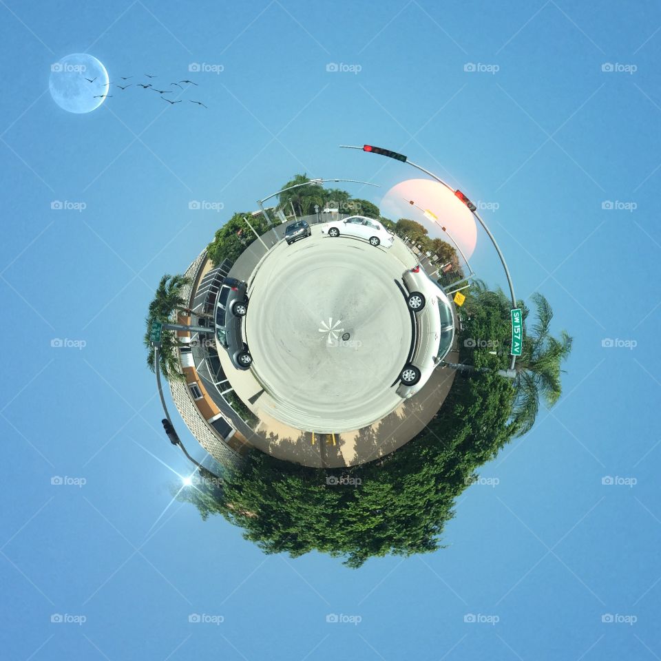 Daily routine. Daily driving to work