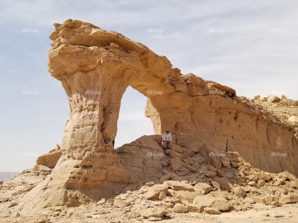 Natural Arch of Riyadh, Saudi Arabia