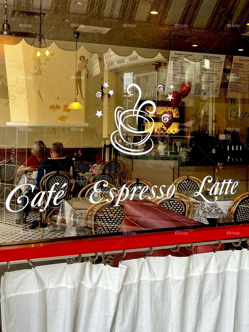 Coffee Shop Interior Scene