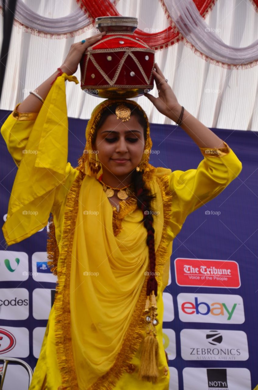 Girl Performing