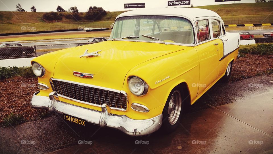 Chev in yellow