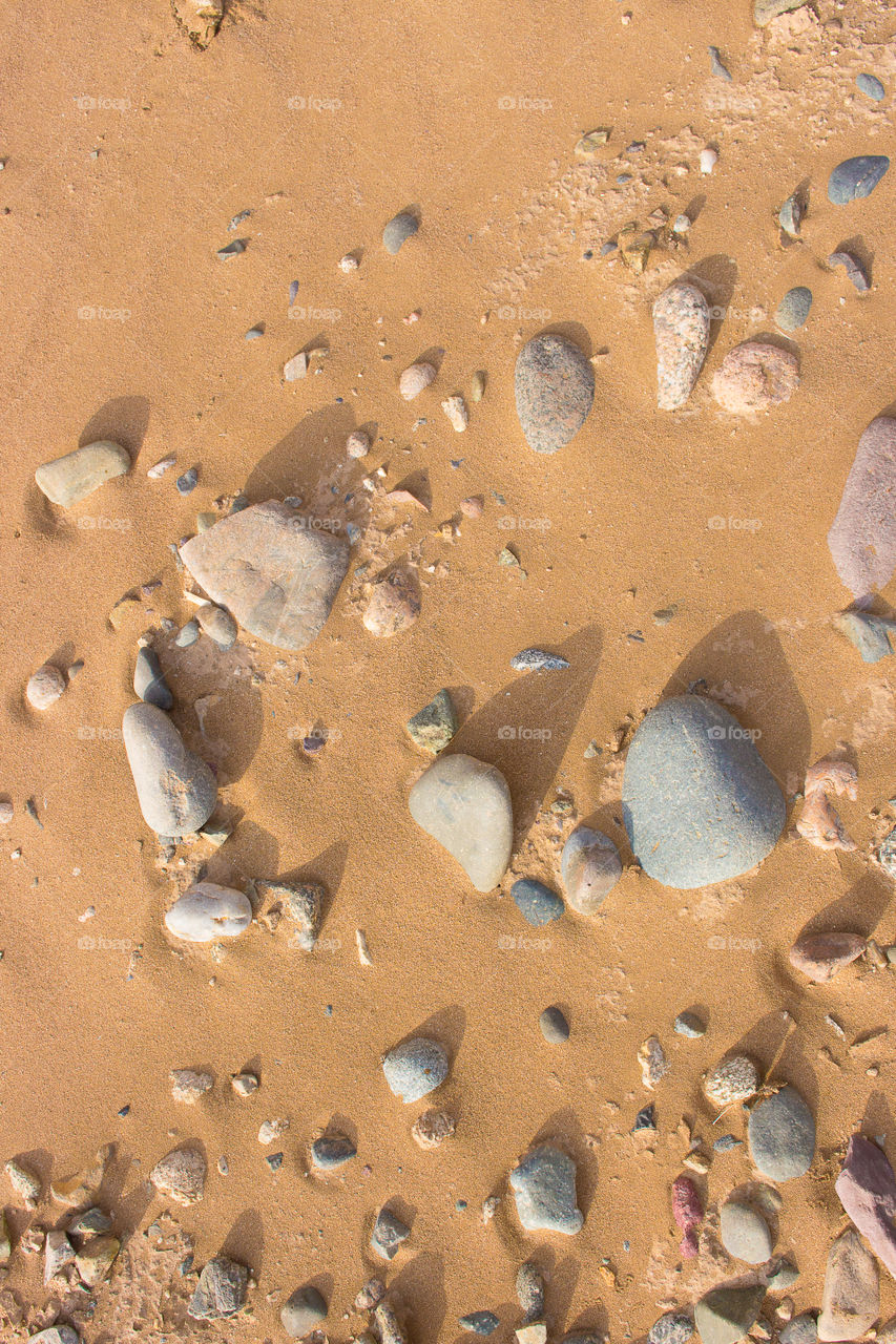 sand with rock