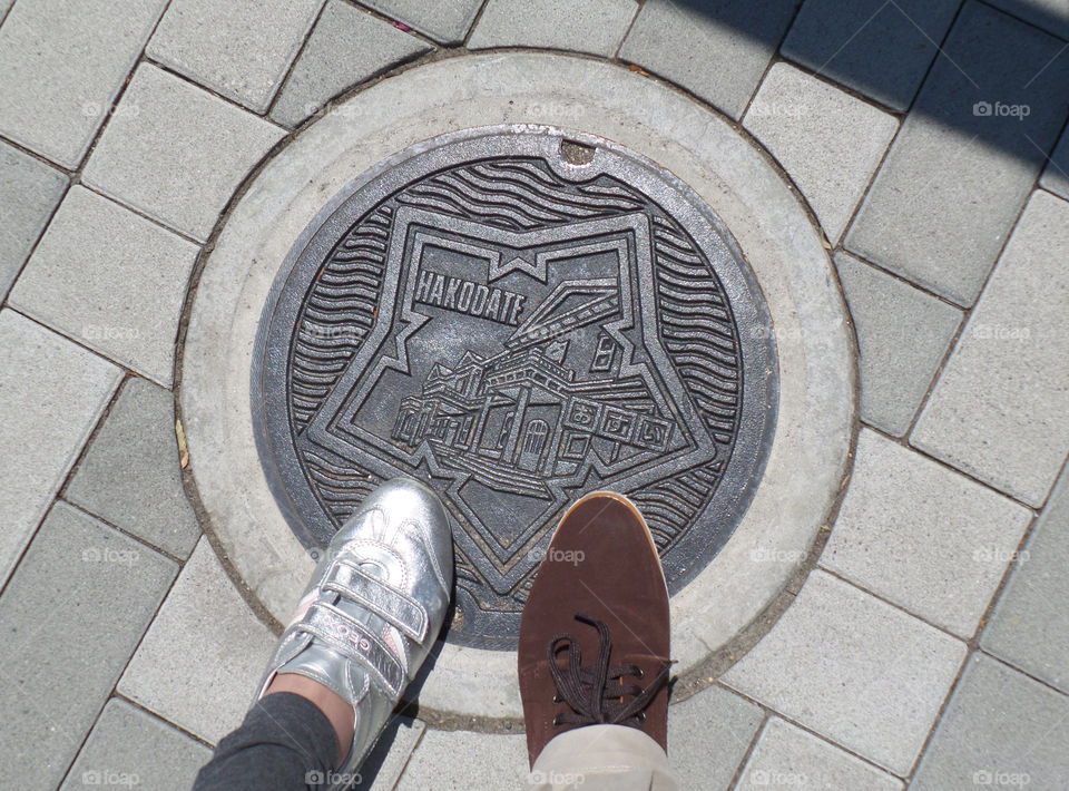 The Art of Manhole Cover in Hakodate, Japan