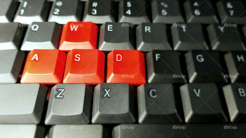 typing with keyboard that has two different colors on its buttons, is actually helpful..