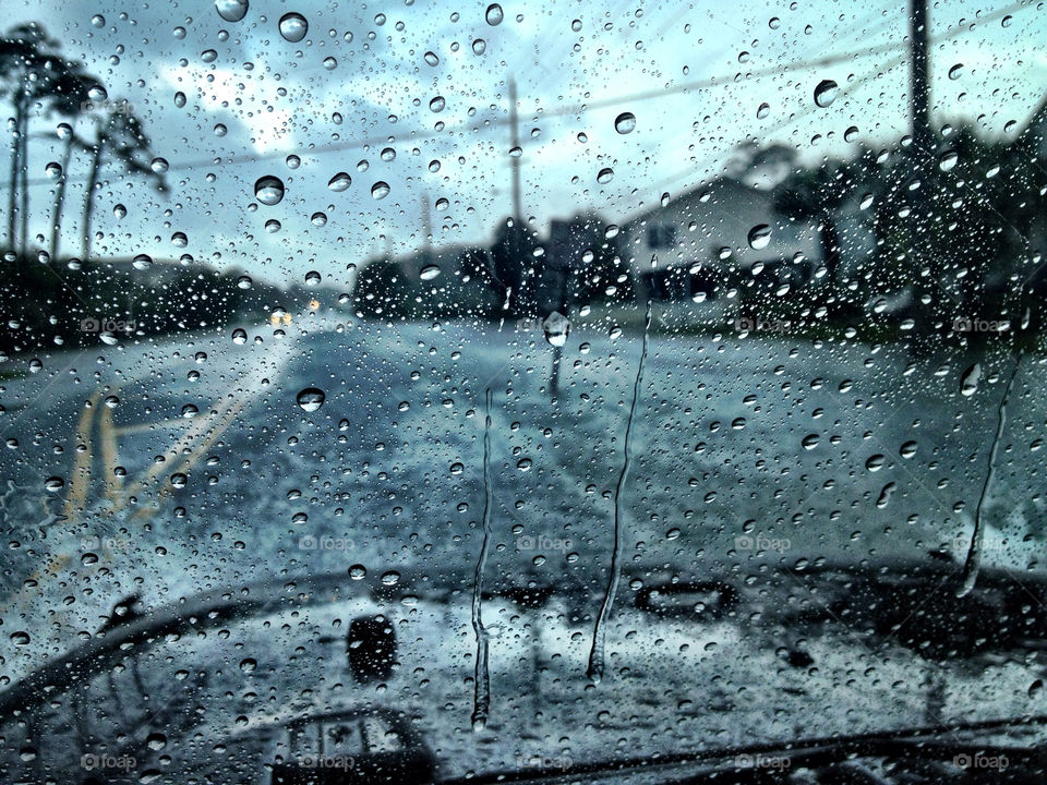 glass rain iphone flood by dustinrogers