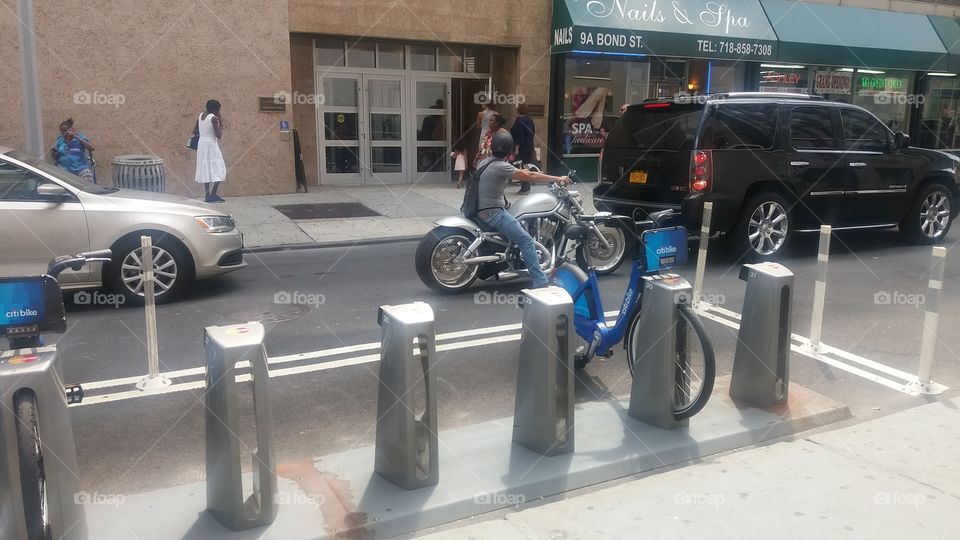 street bikes in Brooklyn