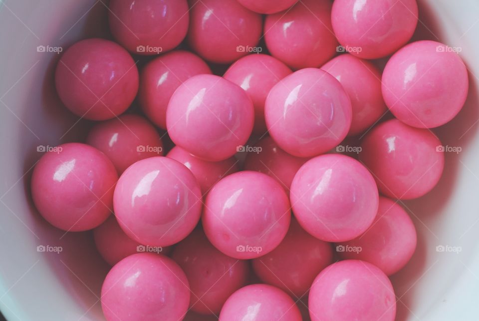 Pink gumballs