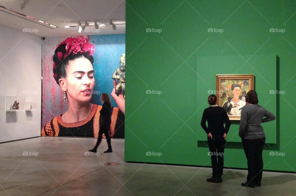 Frida Kahlo art exhibition.